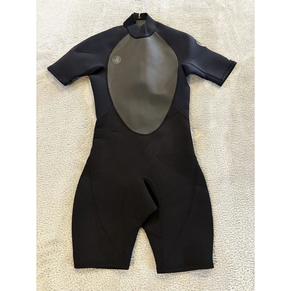 NWT! Men's Body Glove Pro 3 2:1 Swim Suit Dive Wetsuit - Medium, Black/Gray